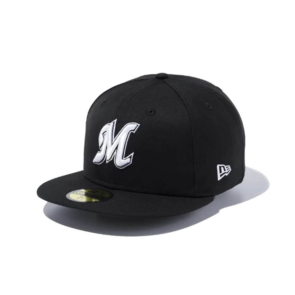 59FIFTY 千葉ロッテマリーンズ ブラック × ホワイト【14525192】