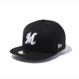 59FIFTY 千葉ロッテマリーンズ ブラック × ホワイト【14525192】