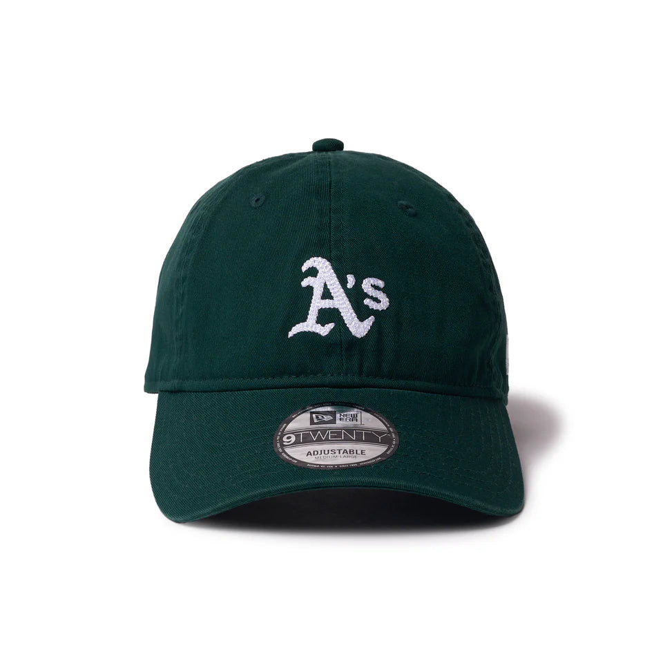 9TWENTY MLB Chain Stitch チェーンステッチ オークランド・アスレチックス ダークグリーン【14668015】