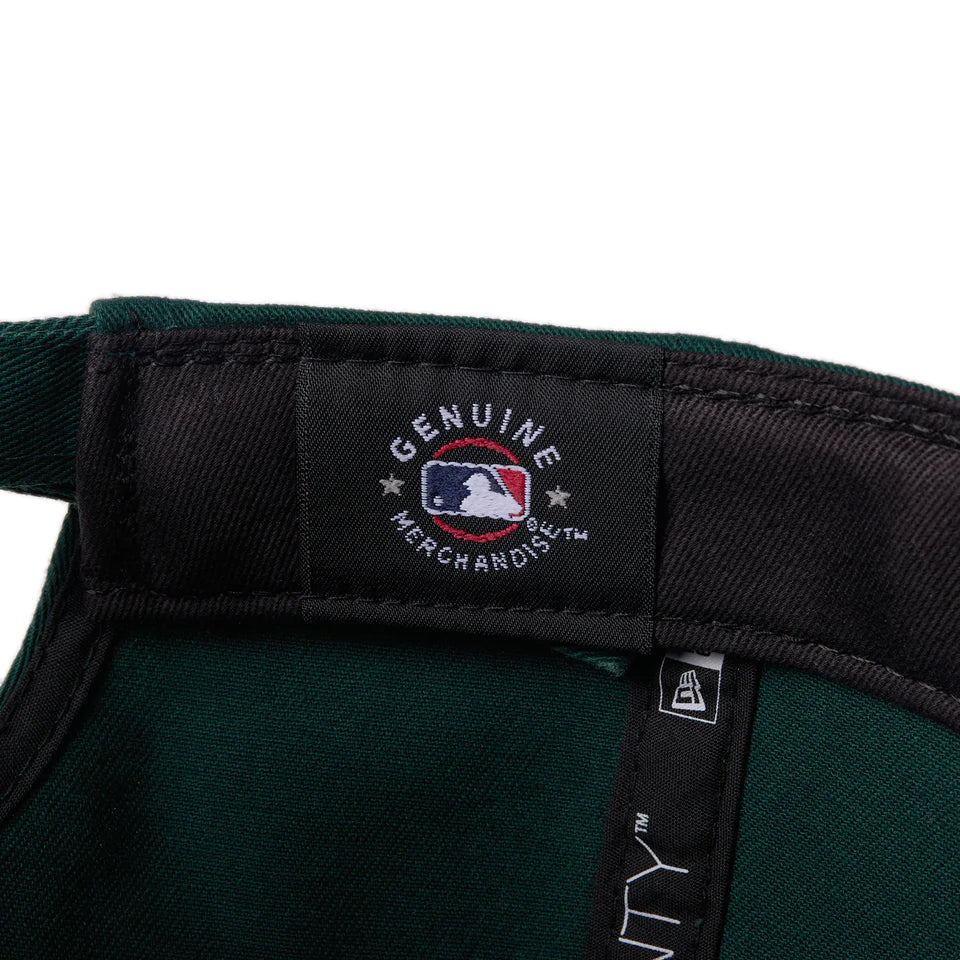 9TWENTY MLB Chain Stitch チェーンステッチ オークランド・アスレチックス ダークグリーン【14668015】
