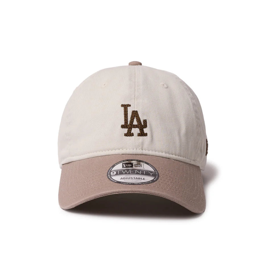 9TWENTY MLB Chain Stitch チェーンステッチ ロサンゼルス・ドジャース アイボリー/アッシュブラウン【14668019】