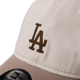 9TWENTY MLB Chain Stitch チェーンステッチ ロサンゼルス・ドジャース アイボリー/アッシュブラウン【14668019】