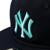 キッズ Youth 9FIFTY Color Variation ニューヨーク･ヤンキース ネイビー シーグラス【14671573】