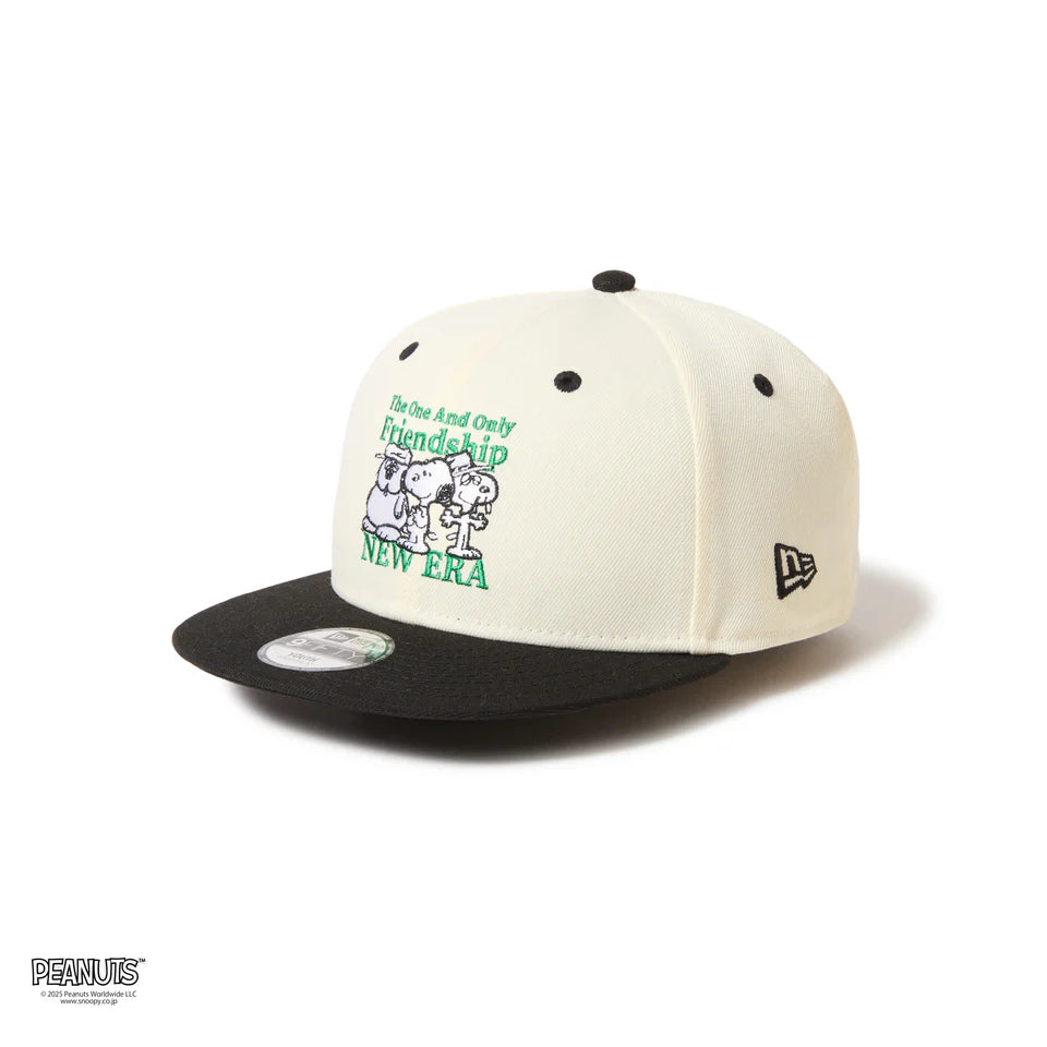 キッズ Youth 9FIFTY PEANUTS ピーナッツ FRIENDSHIP クロームホワイト/ブラック【14682446】