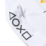 長袖 オーバーサイズド コットン Tシャツ PlayStation プレイステーション ファミリーマーク ニューエラロゴ【14693221/14693220】