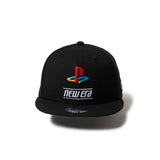 キッズ Youth 9FIFTY PlayStation プレイステーション ファミリーマーク ニューエラロゴ ブラック【14693250】