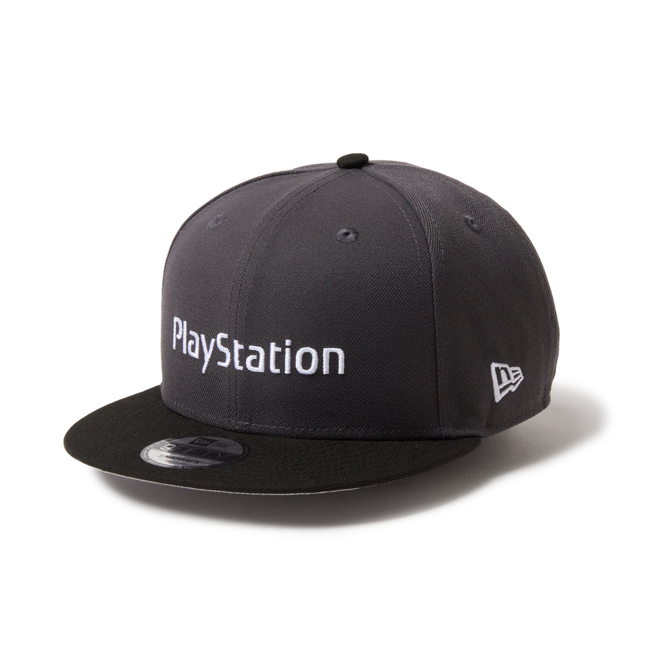 9FIFTY PlayStation プレイステーション ファミリーマーク ダークグラファイト/ブラック【14693334】