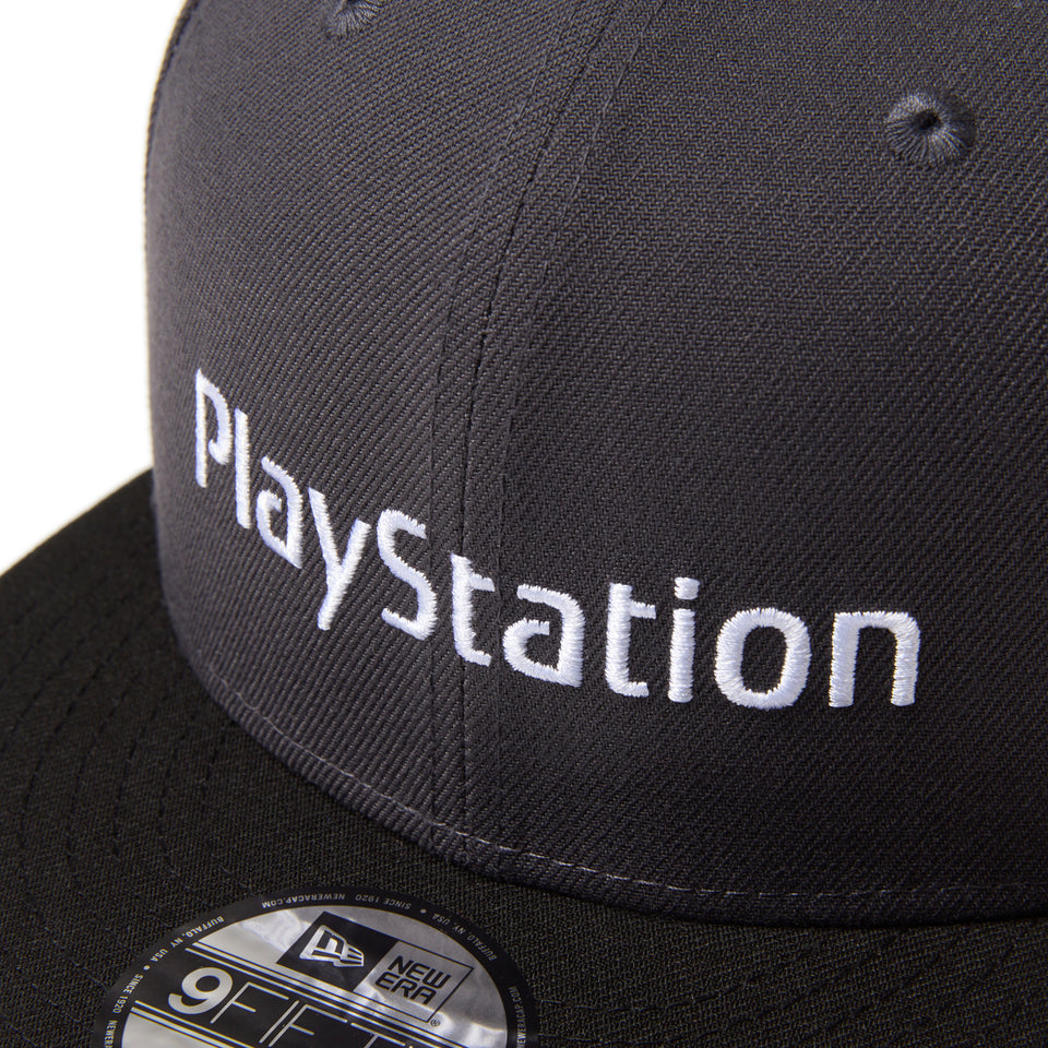 9FIFTY PlayStation プレイステーション ファミリーマーク ダークグラファイト/ブラック【14693334】