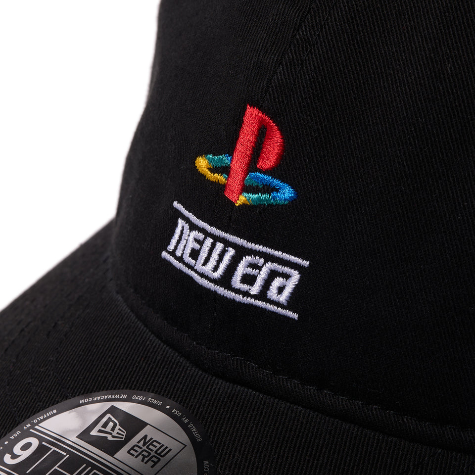 9THIRTY PlayStation プレイステーション ファミリーマーク ニューエラロゴ ブラック【14693417】