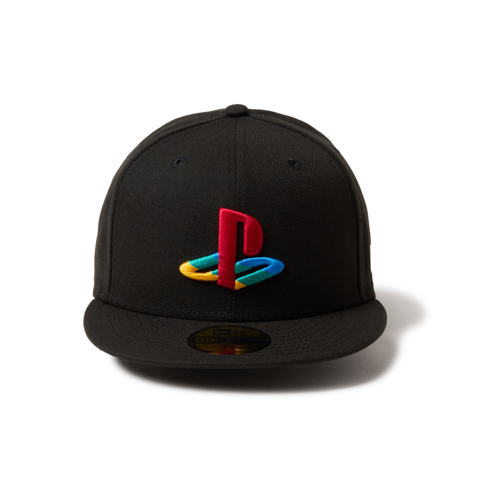 59FIFTY PlayStation プレイステーション ファミリーマーク マルチカラー ブラック【14693450】