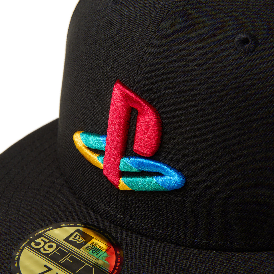 59FIFTY PlayStation プレイステーション ファミリーマーク マルチカラー ブラック【14693450】