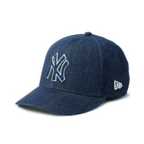 PC 59FIFTY ニューヨーク・ヤンキース Chain Stitch チェーンステッチ インディゴデニム【14744672】