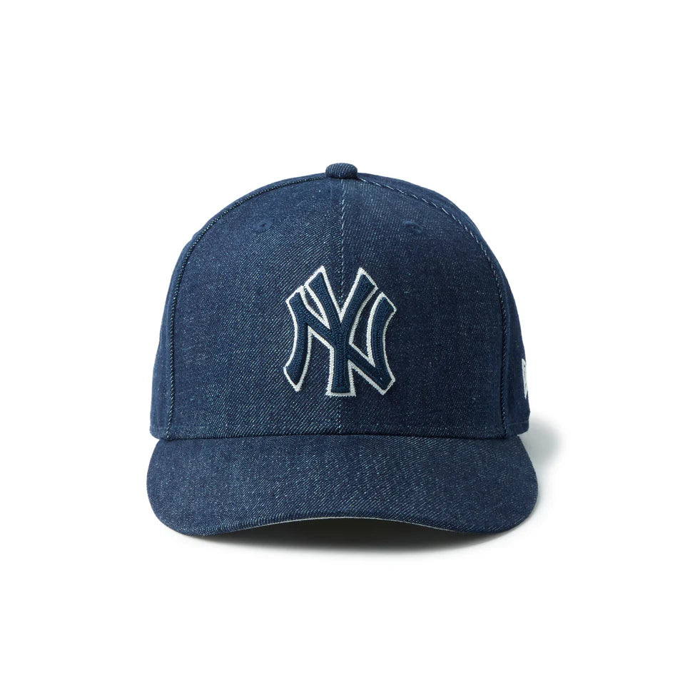 PC 59FIFTY ニューヨーク・ヤンキース Chain Stitch チェーンステッチ インディゴデニム【14744672】