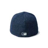 PC 59FIFTY ニューヨーク・ヤンキース Chain Stitch チェーンステッチ インディゴデニム【14744672】