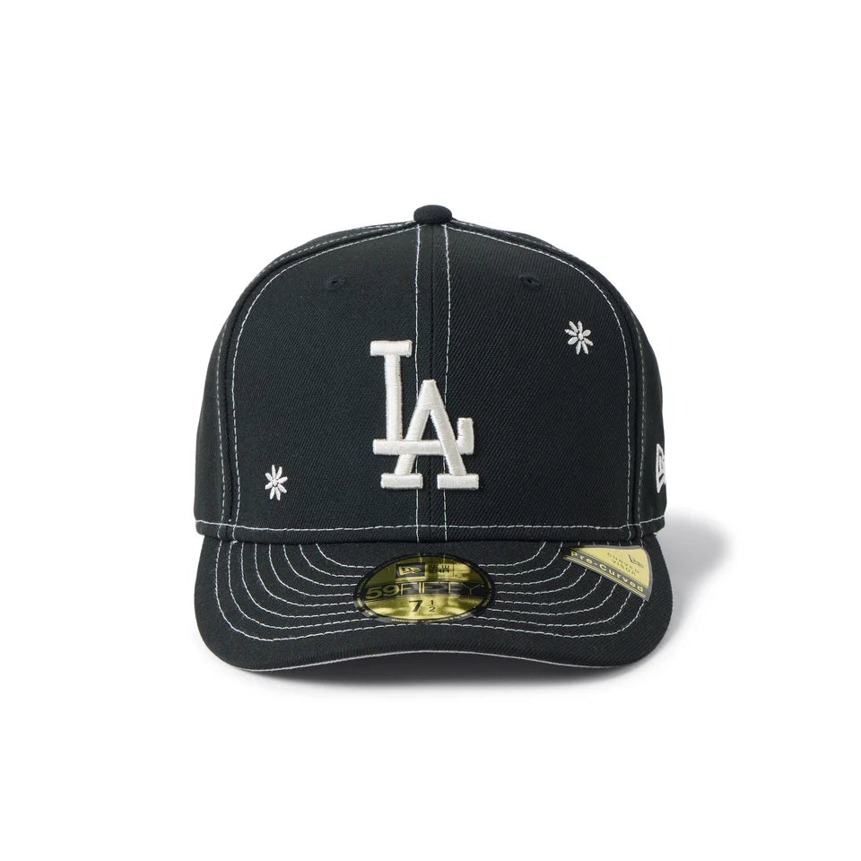 NEW ERA PC 59FIFTY Flower Embroidery ロサンゼルス・ドジャース ブラック【14744673】