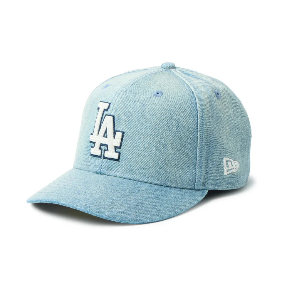 PC 59FIFTY ロサンゼルス・ドジャース Chain Stitch チェーンステッチ ウォッシュドデニム【14744674】