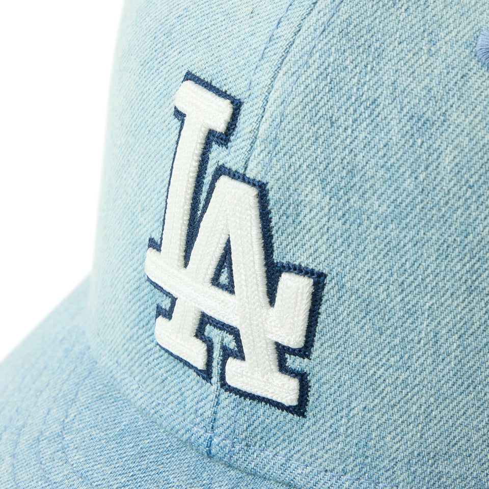 PC 59FIFTY ロサンゼルス・ドジャース Chain Stitch チェーンステッチ ウォッシュドデニム【14744674】