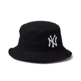 NEW ERA バケット01 MLB Damaged Denim ニューヨーク・ヤンキース ブラック【14744774】