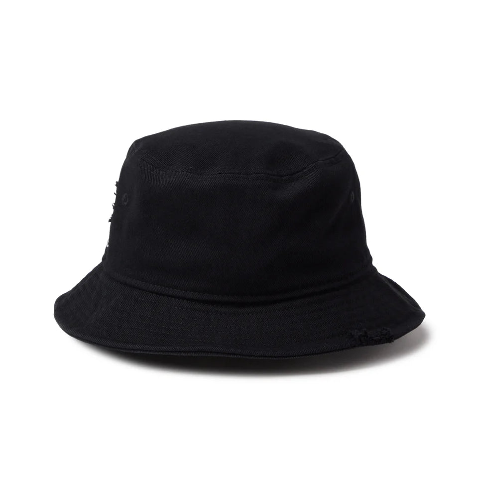 NEW ERA バケット01 MLB Damaged Denim ニューヨーク・ヤンキース ブラック【14744774】