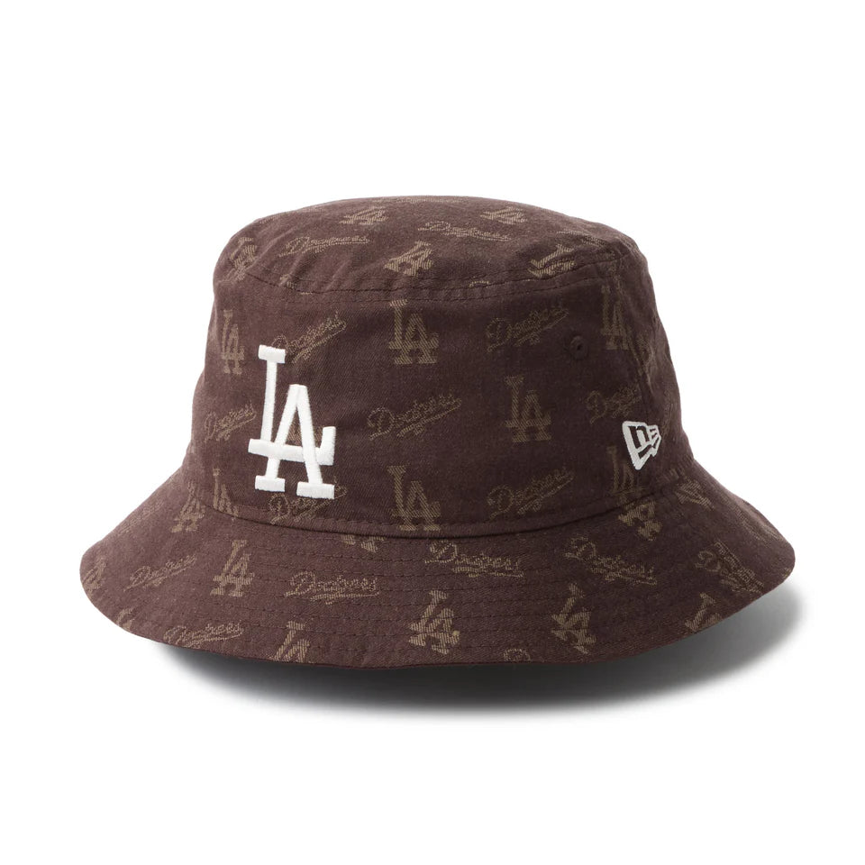 NEW ERA バケット01 MLB Jacquard ロサンゼルス・ドジャース ブラウン【14744777】