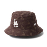 NEW ERA バケット01 MLB Jacquard ロサンゼルス・ドジャース ブラウン【14744777】