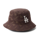 NEW ERA バケット01 MLB Jacquard ロサンゼルス・ドジャース ブラウン【14744777】