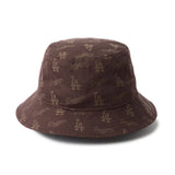 NEW ERA バケット01 MLB Jacquard ロサンゼルス・ドジャース ブラウン【14744777】