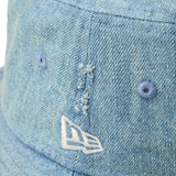 NEW ERA バケット01 MLB Damaged Denim ロサンゼルス・ドジャース ネイビー【14744778】
