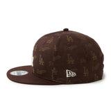 NEW ERA 9FIFTY MLB Jacquard ロサンゼルス・ドジャース ブラウン【14744818】