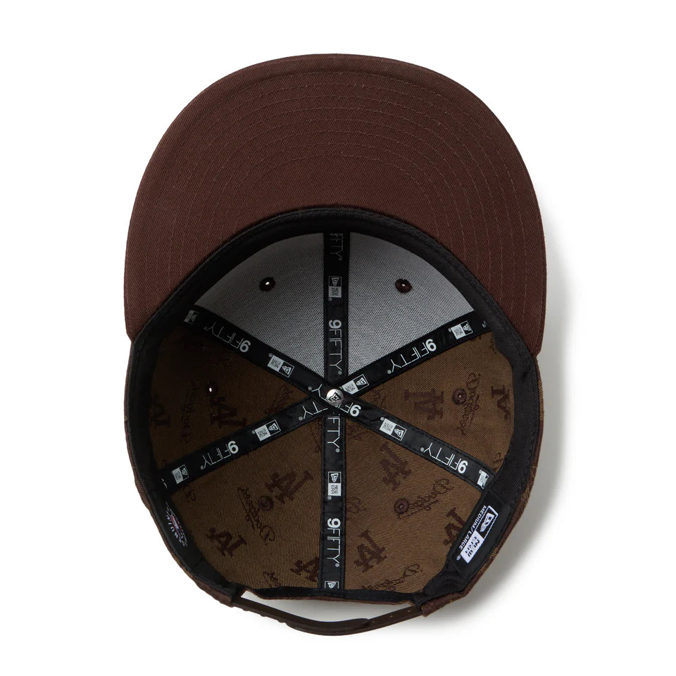 NEW ERA 9FIFTY MLB Jacquard ロサンゼルス・ドジャース ブラウン【14744818】