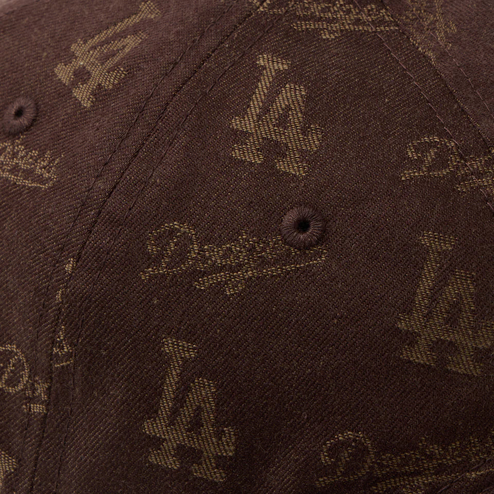 NEW ERA 9FIFTY MLB Jacquard ロサンゼルス・ドジャース ブラウン【14744818】