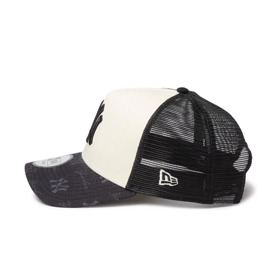 NEW ERA 9FORTY A-Frame トラッカー MLB Jacquard ニューヨーク・ヤンキース ブラック【14744896】