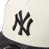 NEW ERA 9FORTY A-Frame トラッカー MLB Jacquard ニューヨーク・ヤンキース ブラック【14744896】