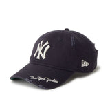 NEW ERA 9TWENTY MLB Visor Logo バイザーロゴ ダメージ ニューヨーク･ヤンキース ネイビー【14745044】