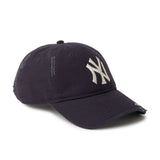 NEW ERA 9TWENTY MLB Visor Logo バイザーロゴ ダメージ ニューヨーク･ヤンキース ネイビー【14745044】