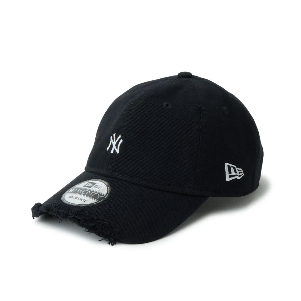 NEW ERA 9TWENTY MLB Damaged Denim ニューヨーク・ヤンキース ブラック【14745056】