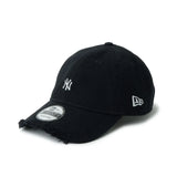 NEW ERA 9TWENTY MLB Damaged Denim ニューヨーク・ヤンキース ブラック【14745056】