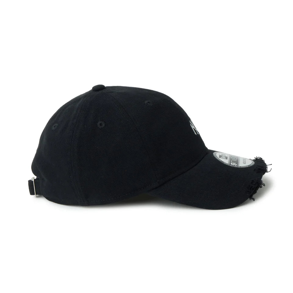 NEW ERA 9TWENTY MLB Damaged Denim ニューヨーク・ヤンキース ブラック【14745056】