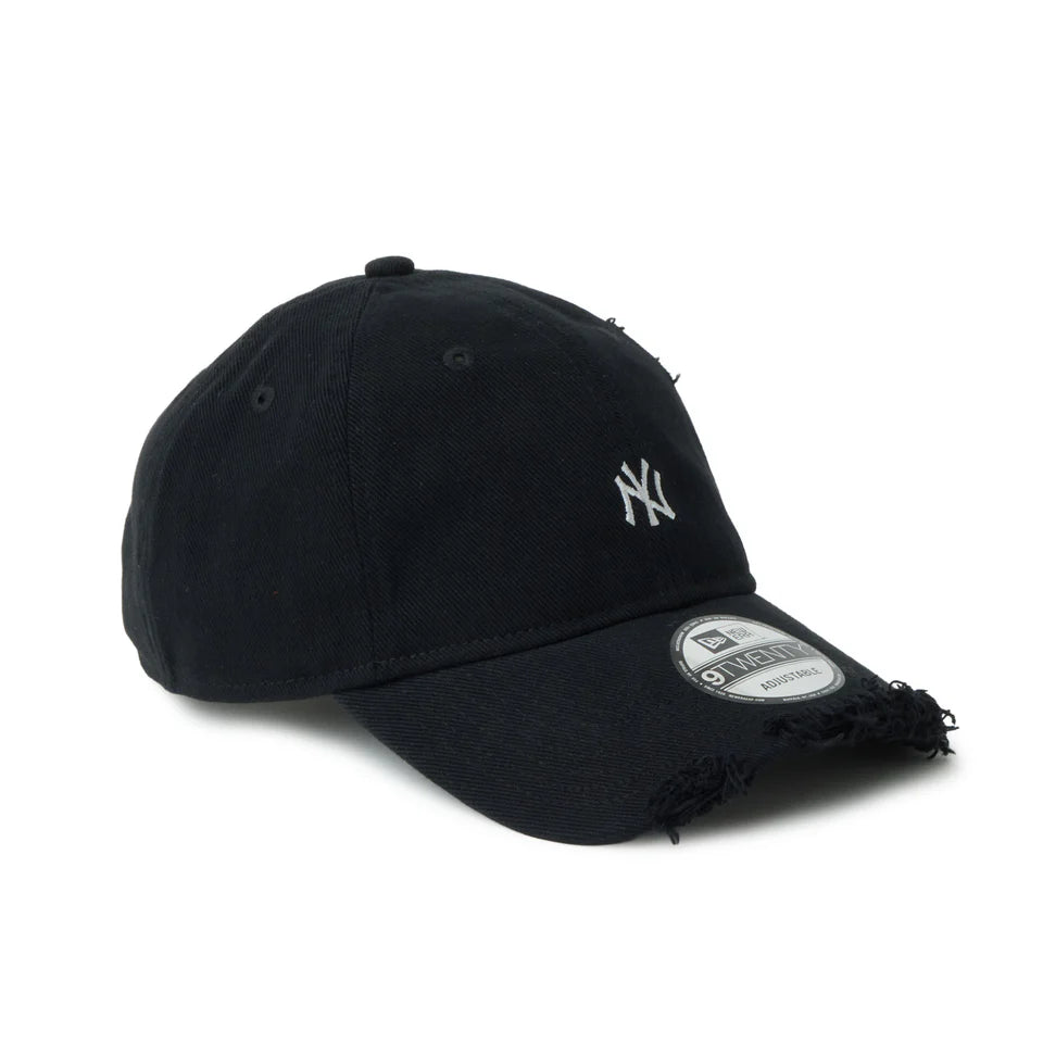NEW ERA 9TWENTY MLB Damaged Denim ニューヨーク・ヤンキース ブラック【14745056】