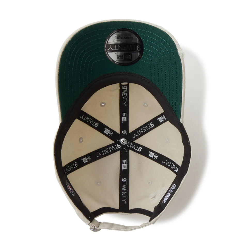 NEW ERA 9TWENTY MLB Visor Logo バイザーロゴ ダメージ ロサンゼルス・ドジャース ストーン【14745078】