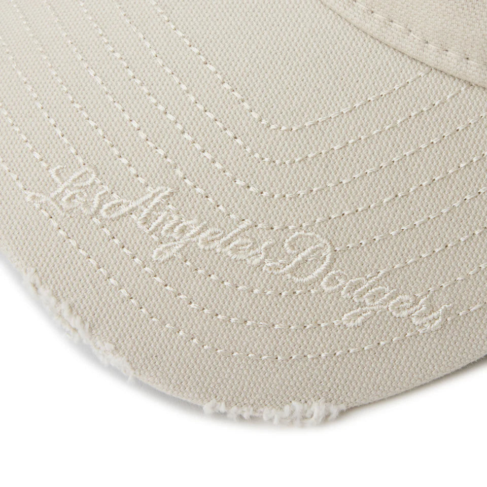 NEW ERA 9TWENTY MLB Visor Logo バイザーロゴ ダメージ ロサンゼルス・ドジャース ストーン【14745078】