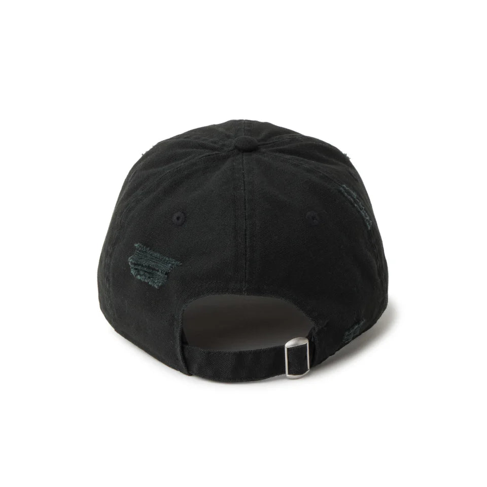 NEW ERA 9TWENTY MLB Visor Logo バイザーロゴ ダメージ ロサンゼルス・ドジャース ブラック【14745079】