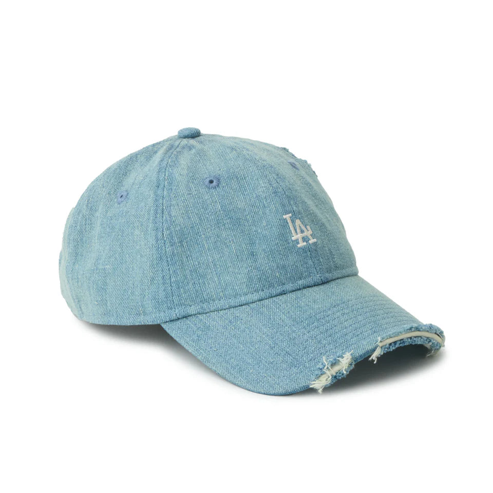 NEW ERA 9TWENTY MLB Damaged Denim ロサンゼルス・ドジャース ネイビー【14745092】