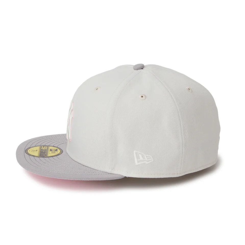 NEW ERA 59FIFTY Sakuranagashi 桜流し ニューヨーク・ヤンキース サンディリネン/グレー【14745146】