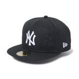 NEW ERA 59FIFTY Paisley Embroidery ニューヨーク・ヤンキース ブラック【14745149】