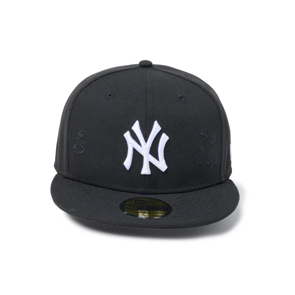 NEW ERA 59FIFTY Paisley Embroidery ニューヨーク・ヤンキース ブラック【14745149】
