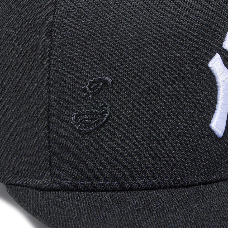 NEW ERA 59FIFTY Paisley Embroidery ニューヨーク・ヤンキース ブラック【14745149】