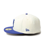 59FIFTY MLB Upside Down ロサンゼルス・ドジャース クロームホワイト/ダークロイヤル【14745160】