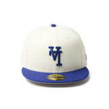 59FIFTY MLB Upside Down ロサンゼルス・ドジャース クロームホワイト/ダークロイヤル【14745160】