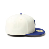 59FIFTY MLB Upside Down ロサンゼルス・ドジャース クロームホワイト/ダークロイヤル【14745160】